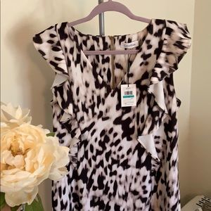 Calvin Klein Women’s Printed V-Neck Dress